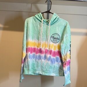 Tie-Dye Hoodie with Florida Logo